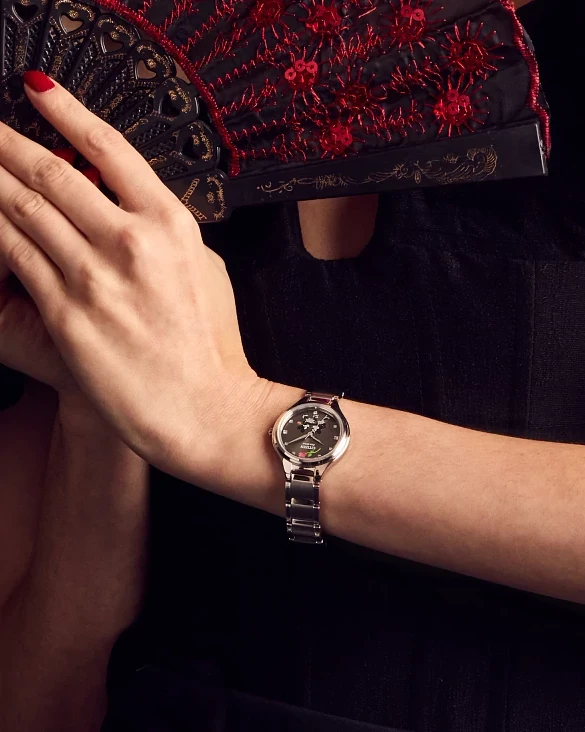 Mickey Mouse and Minnie Mouse Tango Grey Dial Stainless Steel